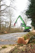 SENNEBOGEN tree care handler allows minimal disruptions to road traffic